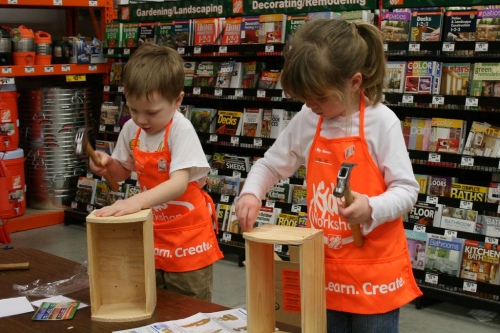Kids at Home Depot, Photo by patterbt, Flickr. CC 2.0 Attribution. 